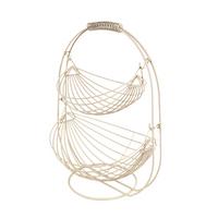 Fructieră Dirk - gri, Modern, metal (35/27/43cm) - Mömax