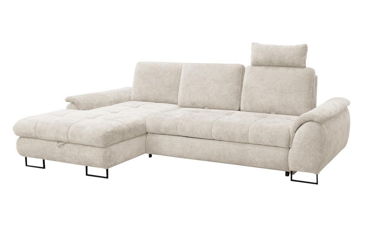 Kutna Garnitura Lago - crna/krem, Moderno (176/95/272cm) - Modern Living