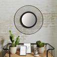 Wandspiegel Metall/Schwarz - Schwarz, LIFESTYLE, Glas/Metall (60/60/3cm) - Modern Living Wandspiegel Metall/Schwarz - Schwarz, LIFESTYLE, Glas/Metall (60/60/3cm) - Modern Living