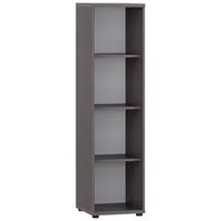 Aktenregal 4850 Grau - Schwarz/Grau, MODERN, Holzwerkstoff/Kunststoff (93,3/152,8/39,5cm) - MID.YOU