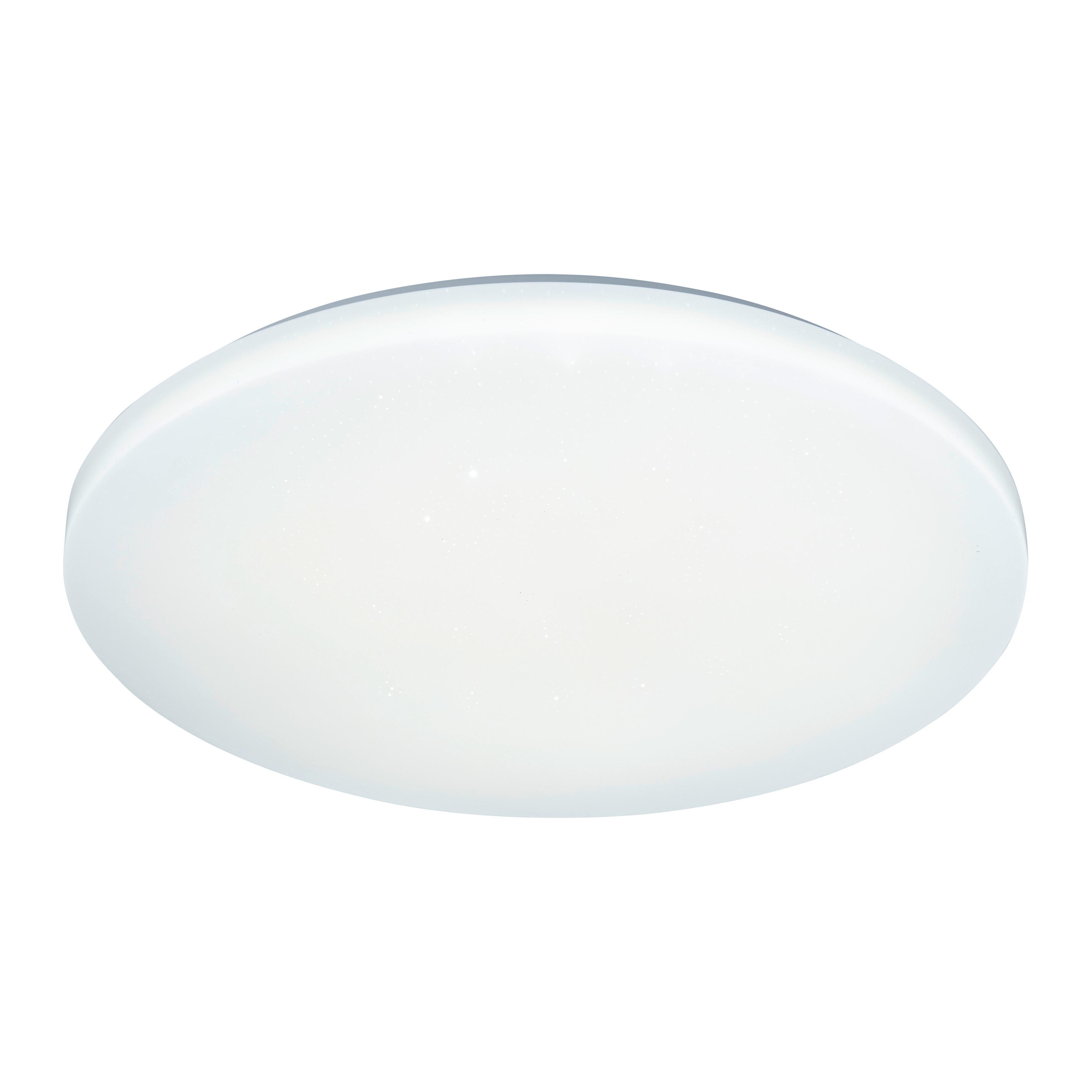 LED Mennyezeti Lámpa Sajami - Fehér, Műanyag/Fém (54/7,6cm)