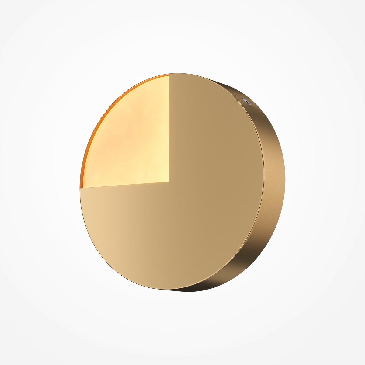 WANDLEUCHTE JUPITER - Messingfarben, Trend, Metall (18,4/3,8cm) - MAYTONI