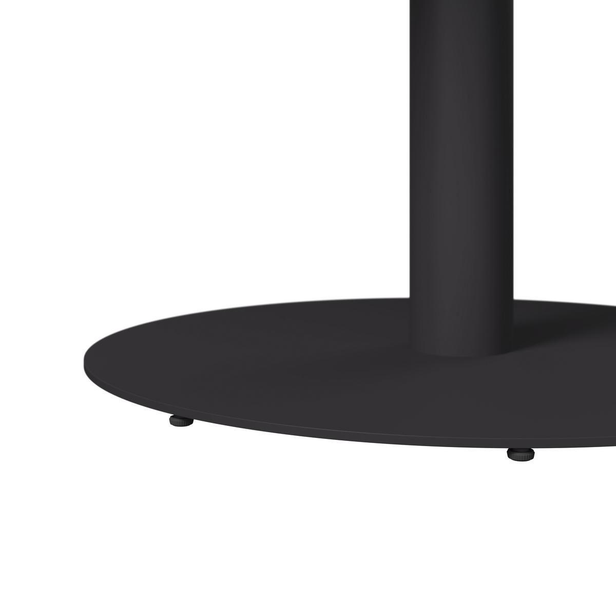 Gartentisch Lilly Anthrazit - Anthrazit/Naturfarben, Basics, Stein/Metall (120/120/73cm)