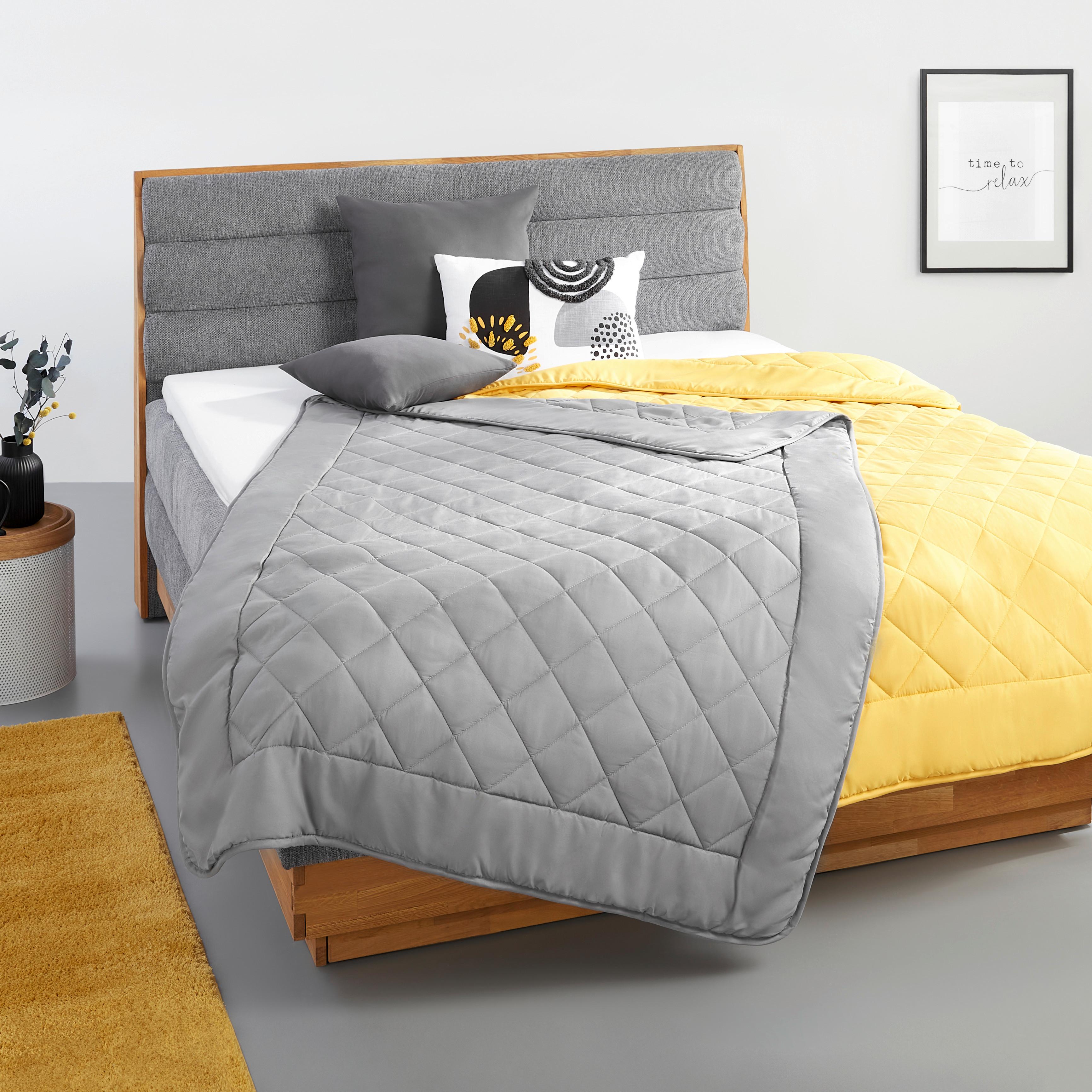 Paplan Nicole 135/200cm - szürke, Konventionell, textil (135/200cm) - Modern Living