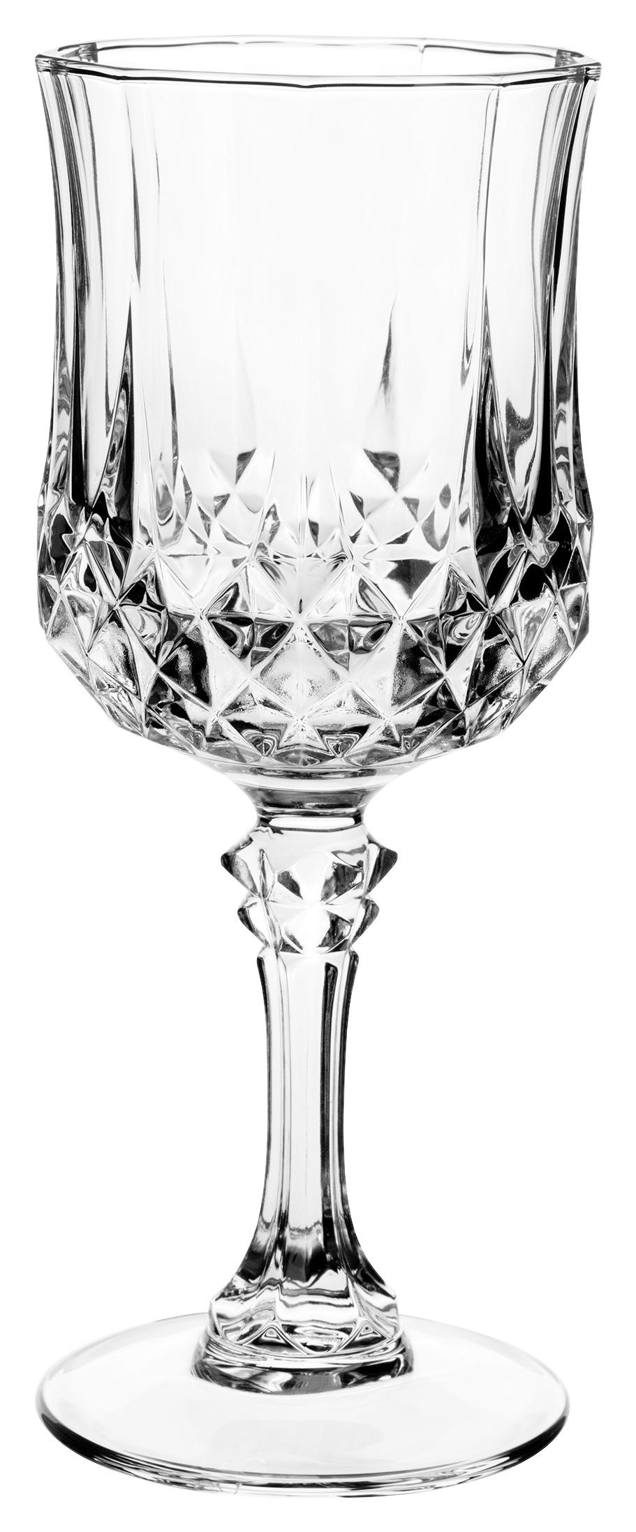 Rotweinglas Longchamp ca. 250ml, 6-teilig - Transparent, Basics, Glas (250ml) - Mäser