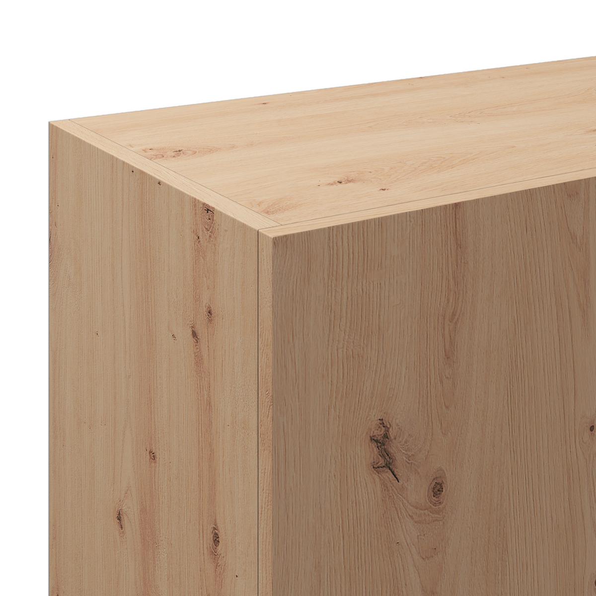 Ormar Charlie - hrast artisan, Konvencionalno, pločasti materijal/plastika (60/180/33,6cm) - Modern Living