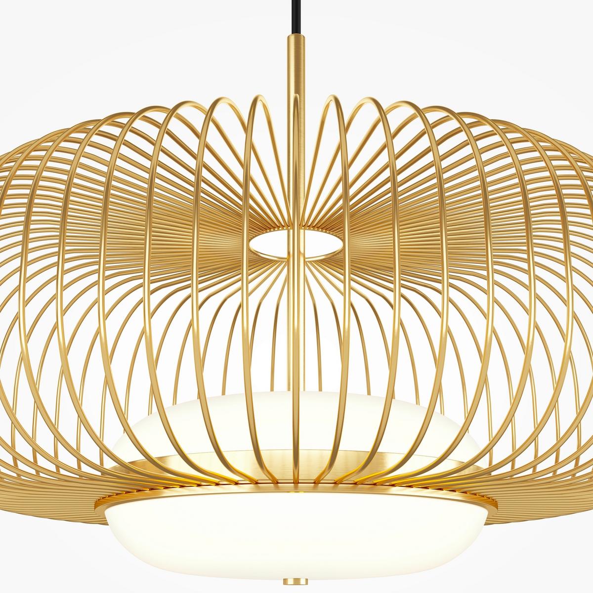 Pendelleuchte Mod376pl-L30g3k - Messingfarben, Design, Metall (50/337cm) - MAYTONI