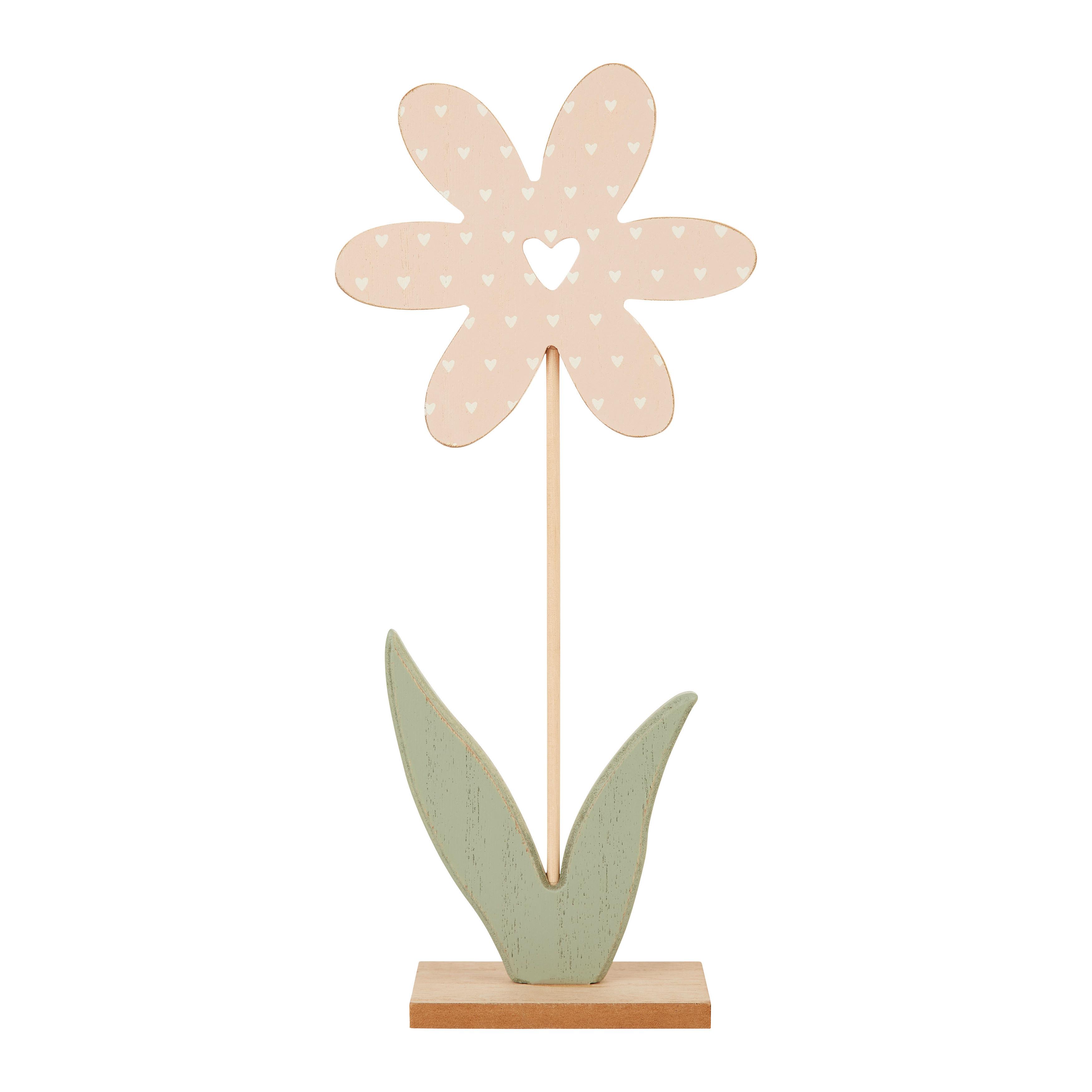 Dekoblume Fluffy I in diversen Farben - Basics, Holzwerkstoff (14/32/6cm) - Modern Living