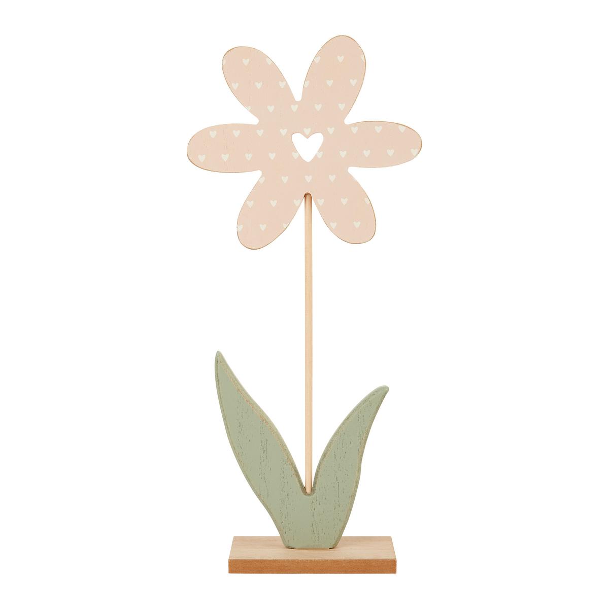 Dekoblume Fluffy I in diversen Farben - Basics, Holzwerkstoff (14/32/6cm) - Modern Living