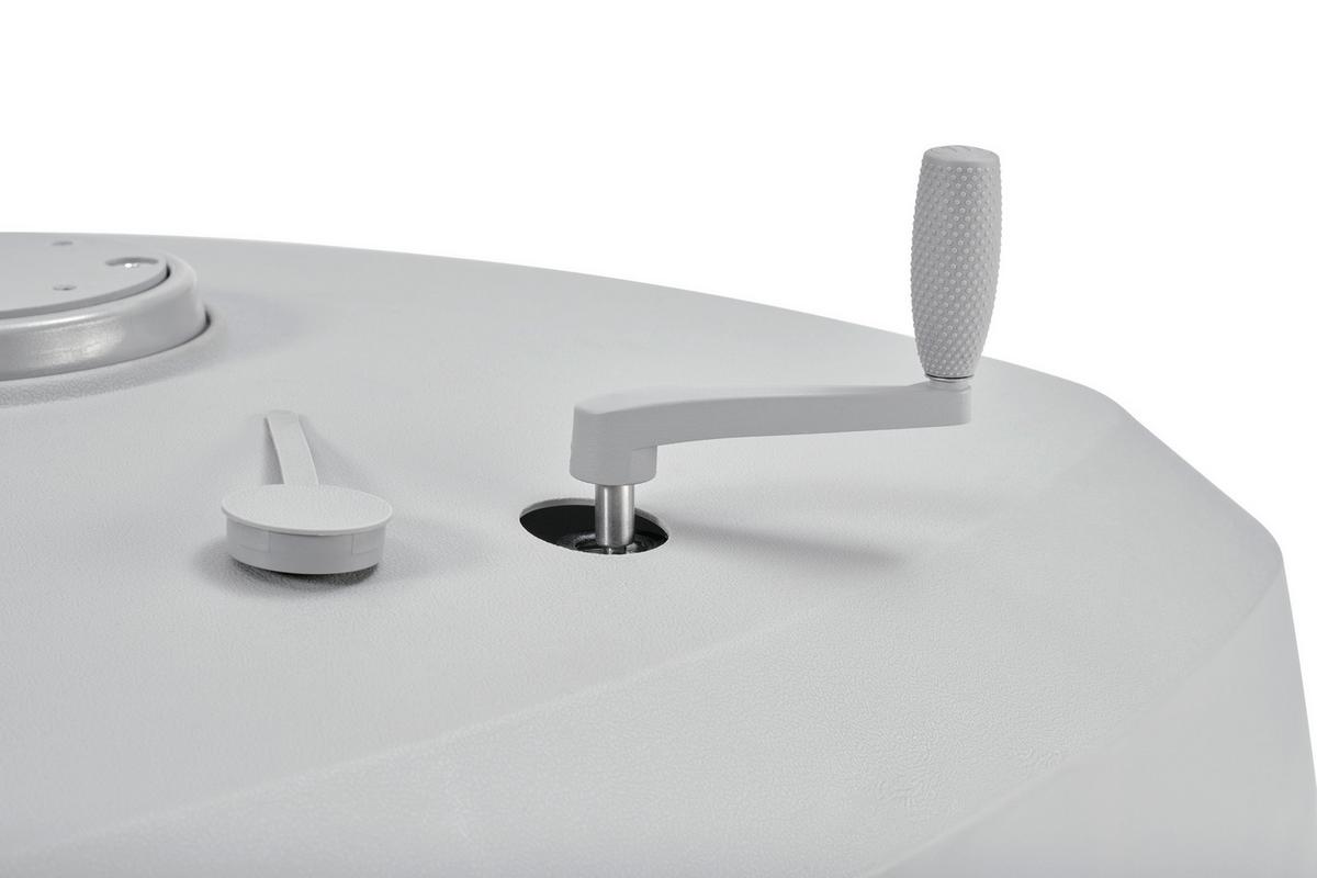 Sonnenschirmständer Roll Base Maxi Anthrazit - Anthrazit, Basics, Kunststoff (90/22/90cm) - Suncomfort by Glatz