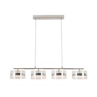 LAMPA WISZĄCA LED LUCA *SBN*SH* - kolor chromowy, Design, tworzywo sztuczne/metal (93/18/120cm) - Novel