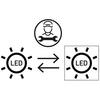 LED-HÄNGLAMPA GUTZI - svart, Modern, metall/plast (40cm)