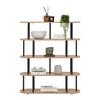 HYLLA NIMO -EXKLUSIV- - svart/ek Artisan, Modern, metall/trämaterial (110/129/32cm) - Mömax