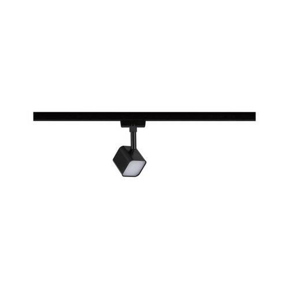 Schienensystem-Strahler Urail Muri Schwarz max. 4 Watt - Schwarz, Design, Glas/Metall (14/5/5cm) - Paulmann