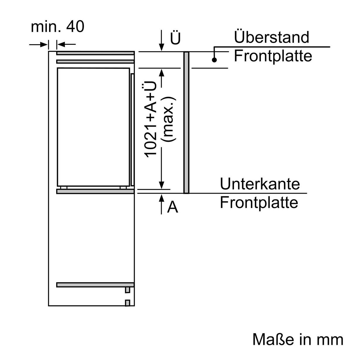 Kühlschrank KIL32VFE0 - KONVENTIONELL (54,1/102,1/54,8cm) - Bosch