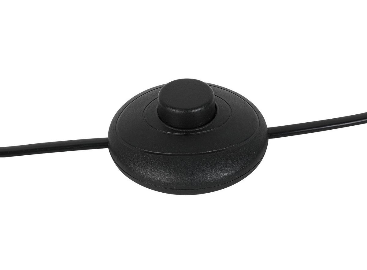 Állólámpa Blac - fekete, Konventionell, műanyag/fém (30/136cm) - Mömax