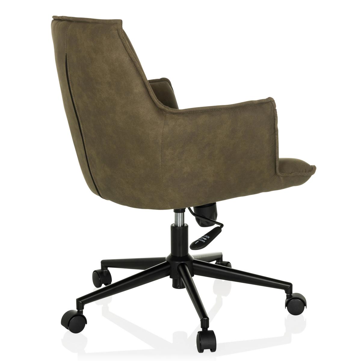 Vrtljivi Stol Solao Life, Zelena - črna/zelena, Moderno, kovina/umetna masa (54/85/70cm) - MID.YOU