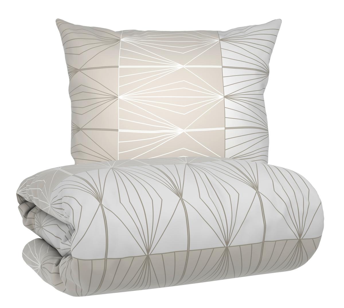 Bettwäsche Dubai Perlmutt ca. 135x200cm - Perlmutt, Textil (135/200cm) - Mömax