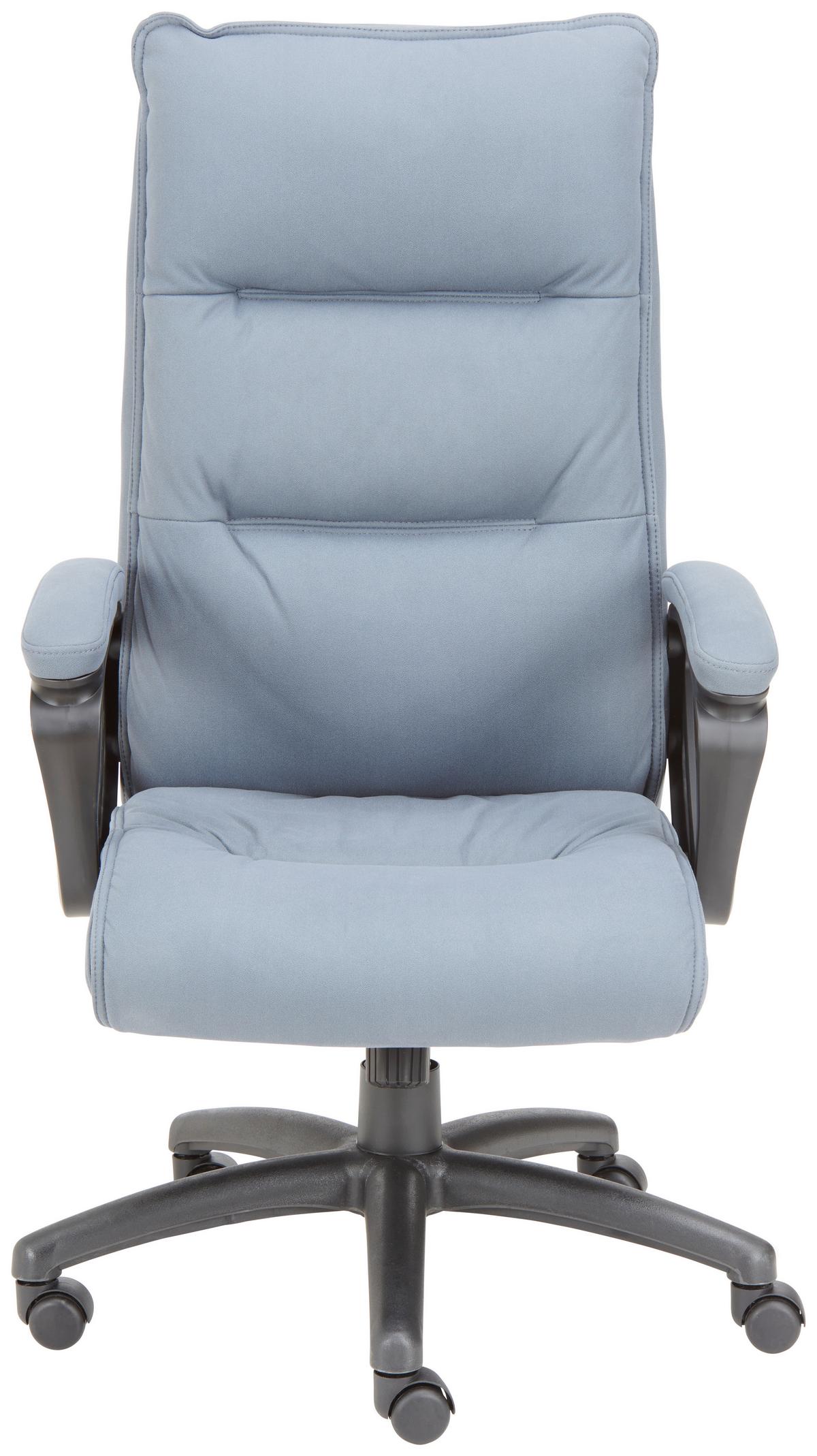 FOTEL SZEFA COZY - czarny/szary, Konventionell, tworzywo sztuczne/metal (64/109-117/73cm) - Venda