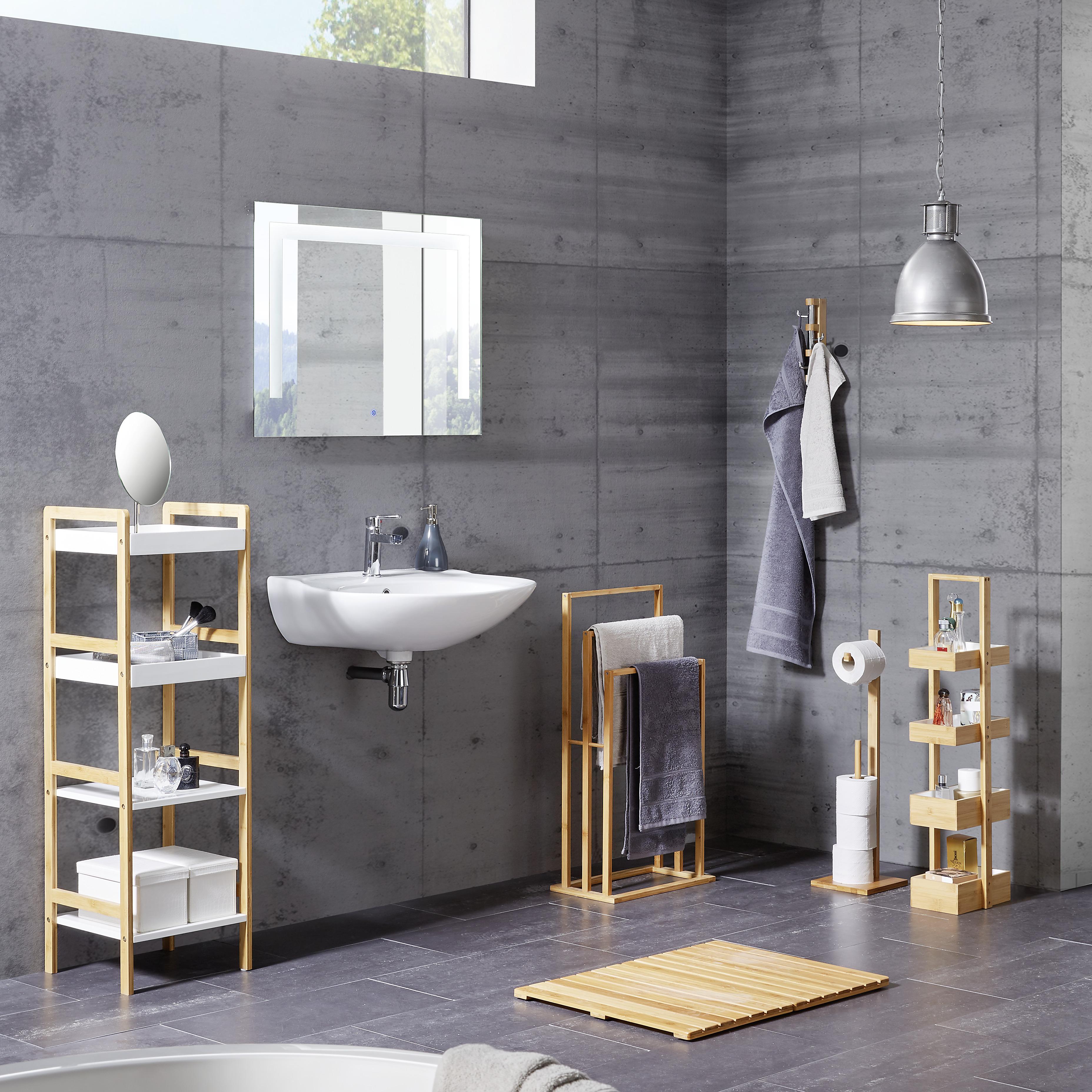TOALETTPAPPERSHÅLLARE ANNI -EXKLUSIV- -SB- - naturfärgad, Modern, trä (19/71/19cm) - Mömax