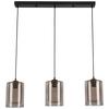 HÄNGLAMPA JIRMI - svart/guldfärgad, Modern, metall/glas (81/15,5/120cm) - Premium Living