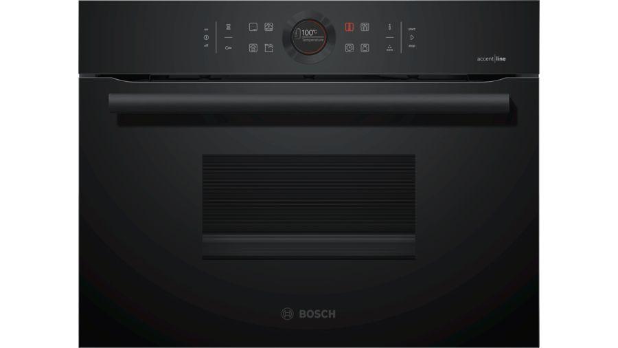 Einbaudampfgarer CDG834AC0 Carbon schwarz - Schwarz, Metall (59,4/45,5/54,8cm) - Bosch