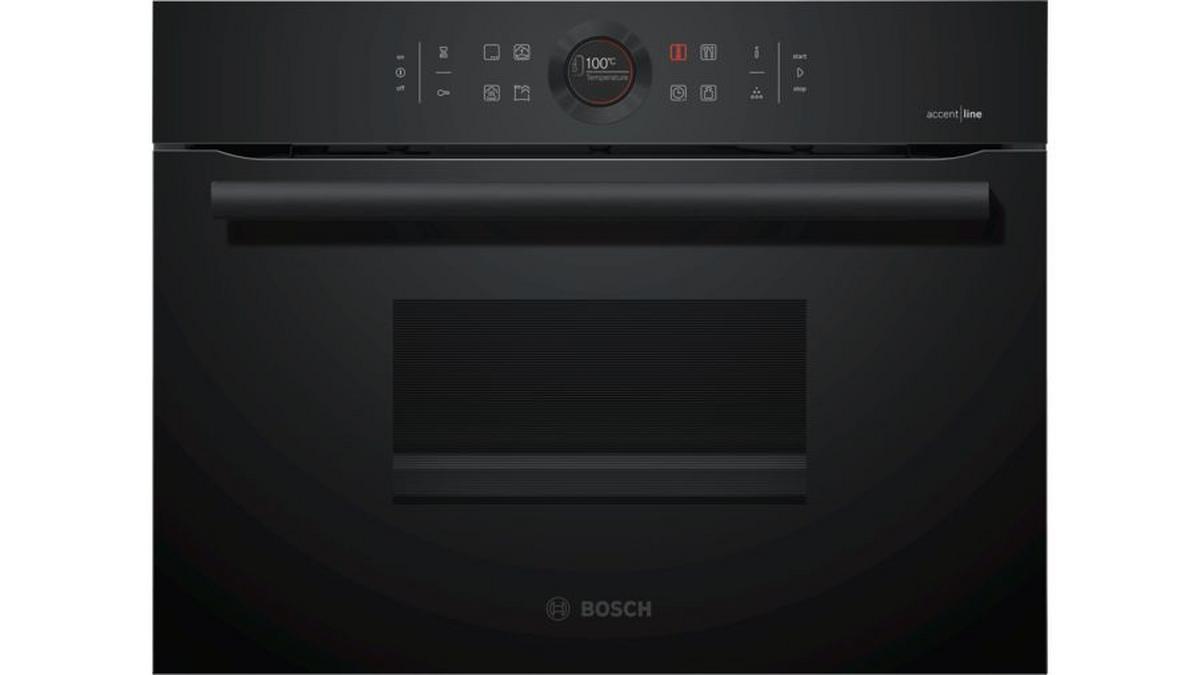 Einbaudampfgarer CDG834AC0 Carbon schwarz - Schwarz, Metall (59,4/45,5/54,8cm) - Bosch