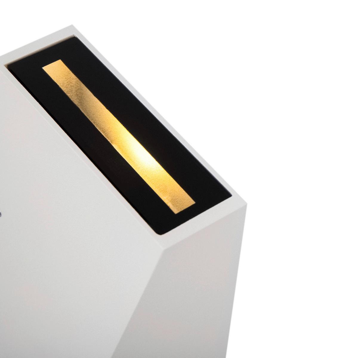 AUSSENWANDLEUCHTE TIMES SQUARE - Weiss, Trend, Metall (9/20/9cm) - MAYTONI
