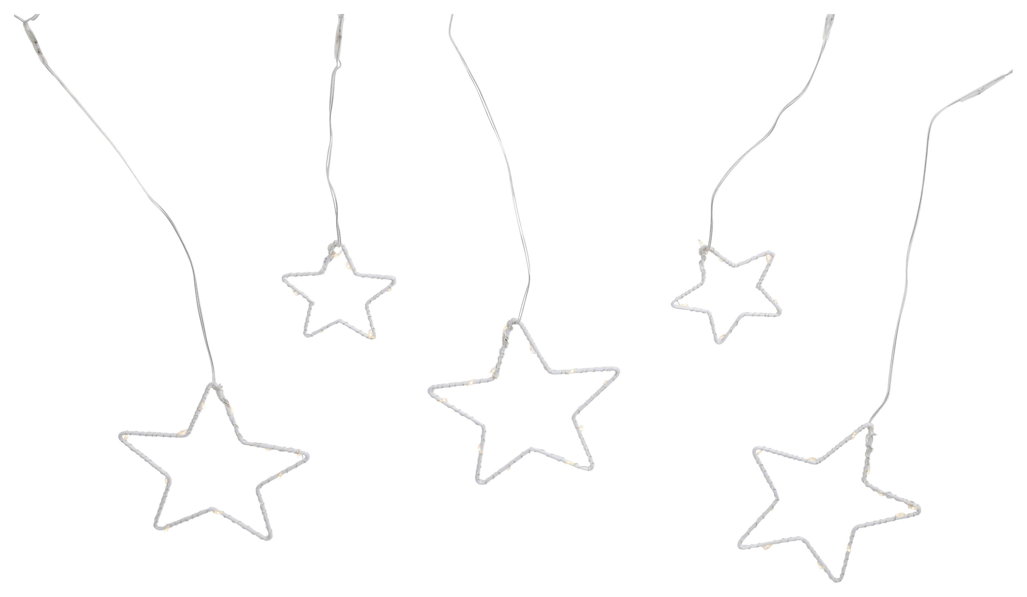 Lichterkette Shine Transparent ca. 120cm - Transparent, KONVENTIONELL, Metall (120cm) - Mömax