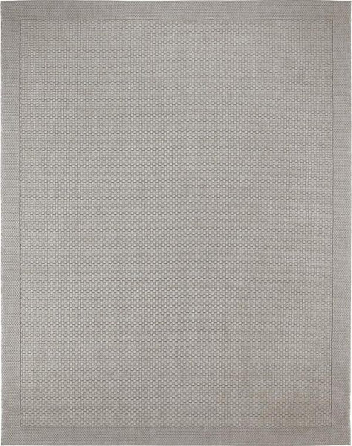 Flachwebeteppich GRACE in Grau, ca. 80x200cm - Grau, MODERN, Textil (80/200cm) - Boxxx