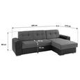 Sjedeća Garnitura Fulton - boje kroma/smeđa, Basics, plastika (260/160cm) Sjedeća Garnitura Fulton - boje kroma/smeđa, Basics, plastika (260/160cm)