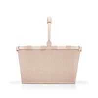 KOSZYK NA ZAKUPY BK6043 - beżowobrązowy, Basics, tkanina (49/29/28cm) - Reisenthel