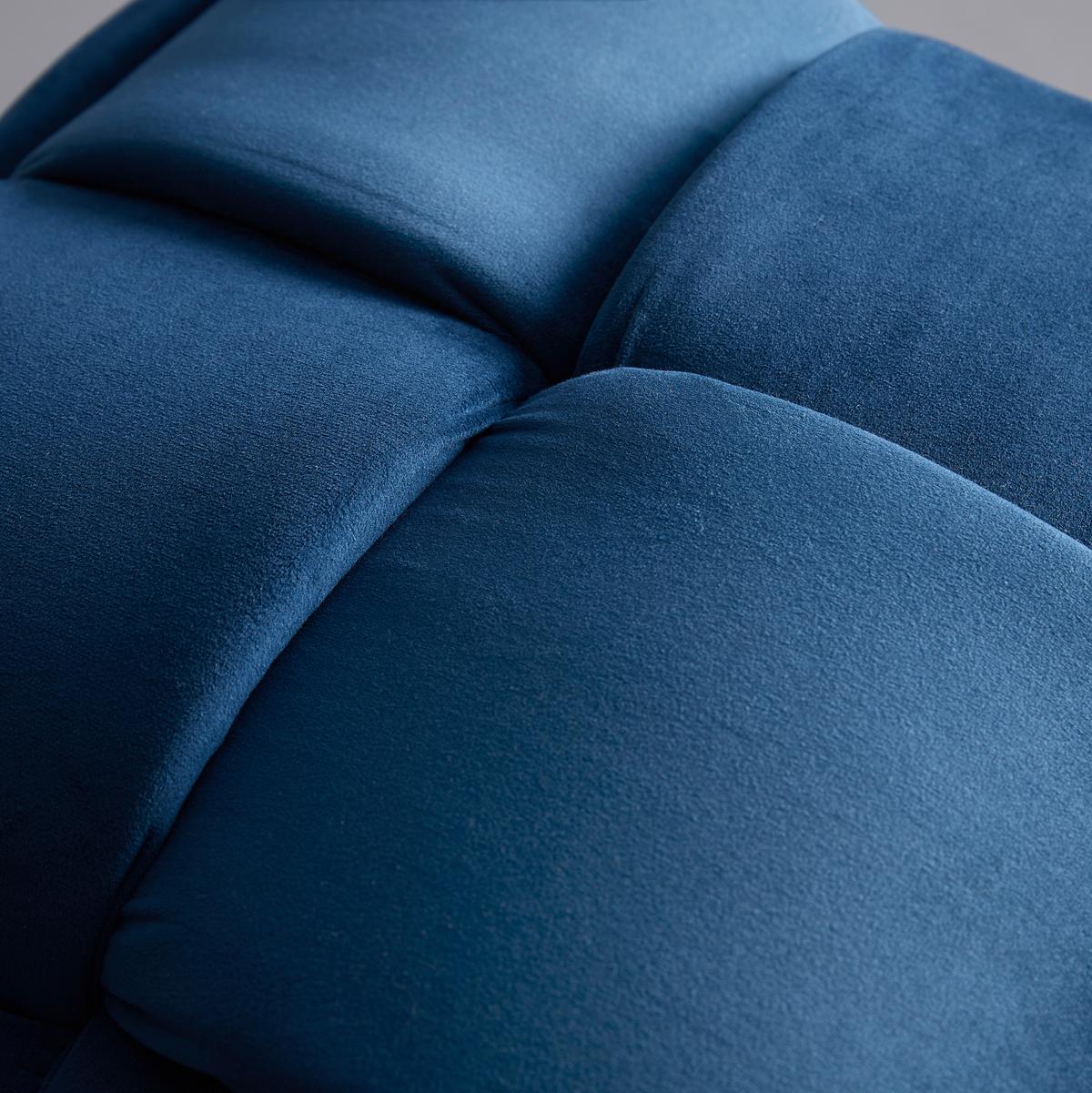 Ülőpad Ella - kék, Modern, textil/fa (118/47/47cm) - Bessagi Home