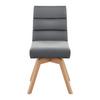 STOL KATRIN - bokfärgad/grå, Modern, trä/textil (45/62/88cm) - Bessagi Home