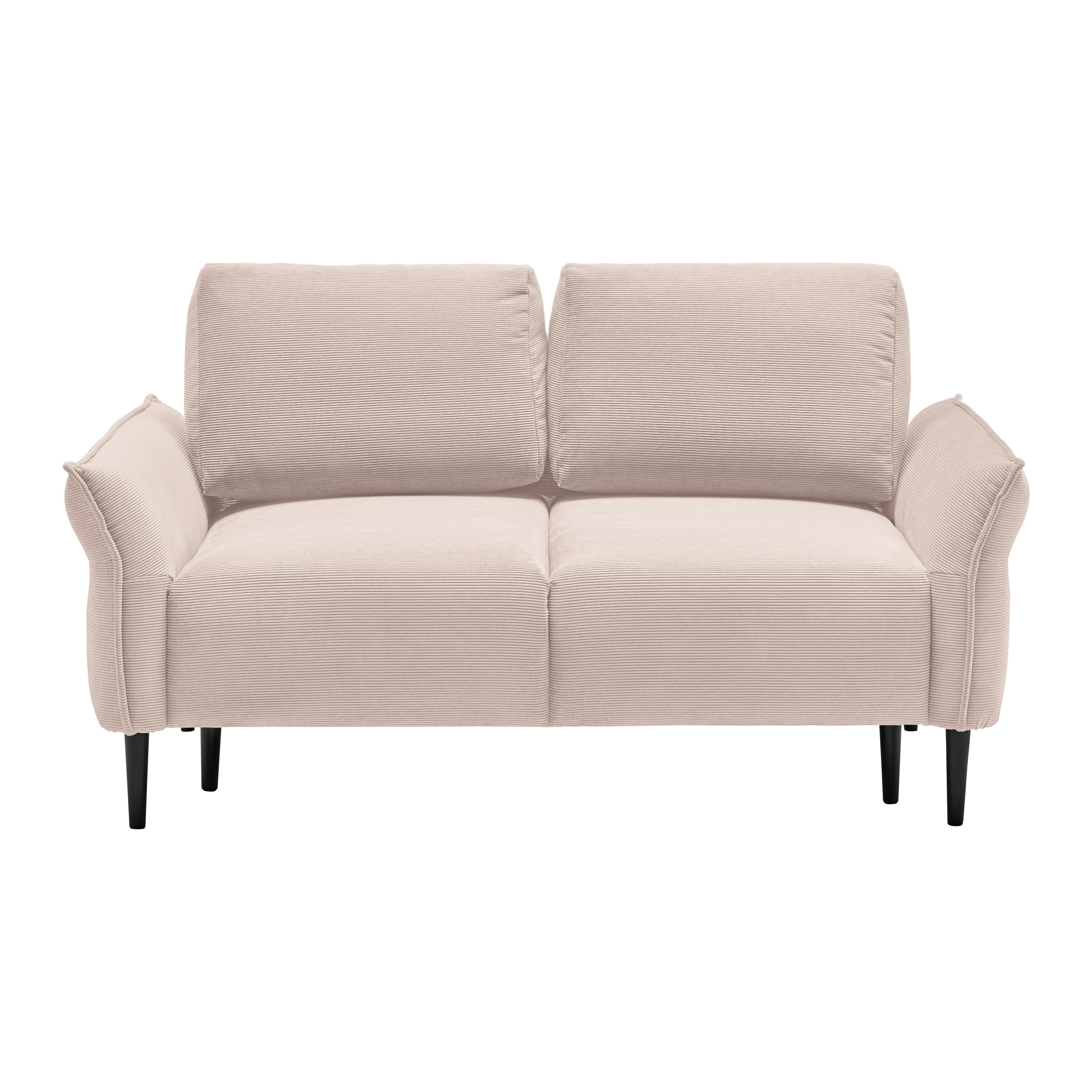 2-Sitzer-Sofa Custom Dunkelgrün - Dunkelgrün/Greige, MODERN, Holz/Textil (150/85/92cm) - Mömax