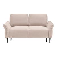 2-Sitzer-Sofa Custom Dunkelgrün - Dunkelgrün/Greige, MODERN, Holz/Textil (150/85/92cm) - Mömax