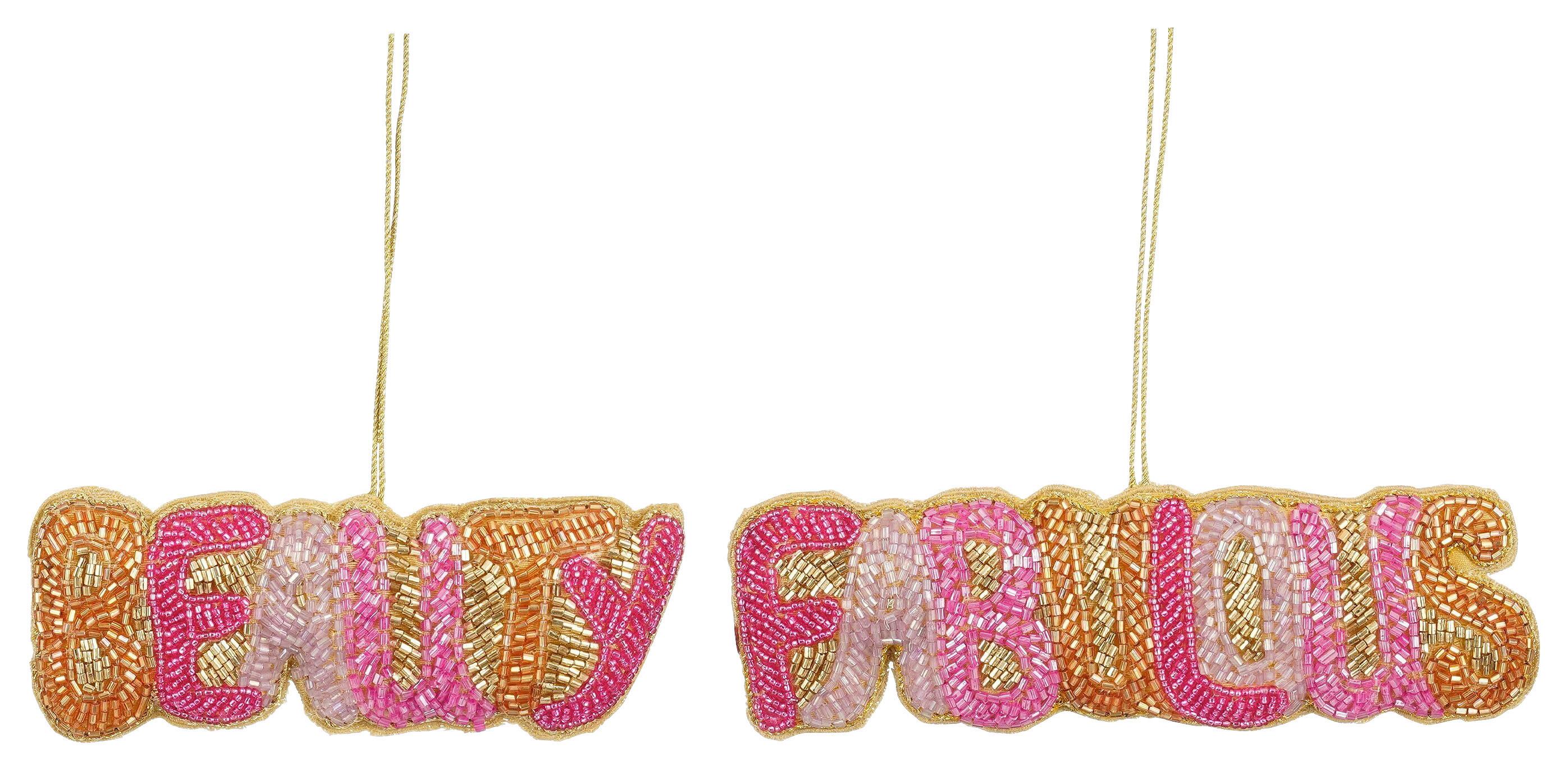 Dekohänger Beauty Fabulous diverse Modelle - Rosa, MODERN, Kunststoff (17/2/5,5cm) - Mömax