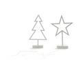 LED-Dekoleuchte Shine in verschiedenen Designs - Weiß, KONVENTIONELL, Kunststoff (38cm) - Modern Living LED-Dekoleuchte Shine in verschiedenen Designs - Weiß, KONVENTIONELL, Kunststoff (38cm) - Modern Living