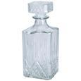 Karaffe Whisky mit Deckel - KONVENTIONELL, Glas (23/9/9cm) Karaffe Whisky mit Deckel - KONVENTIONELL, Glas (23/9/9cm)