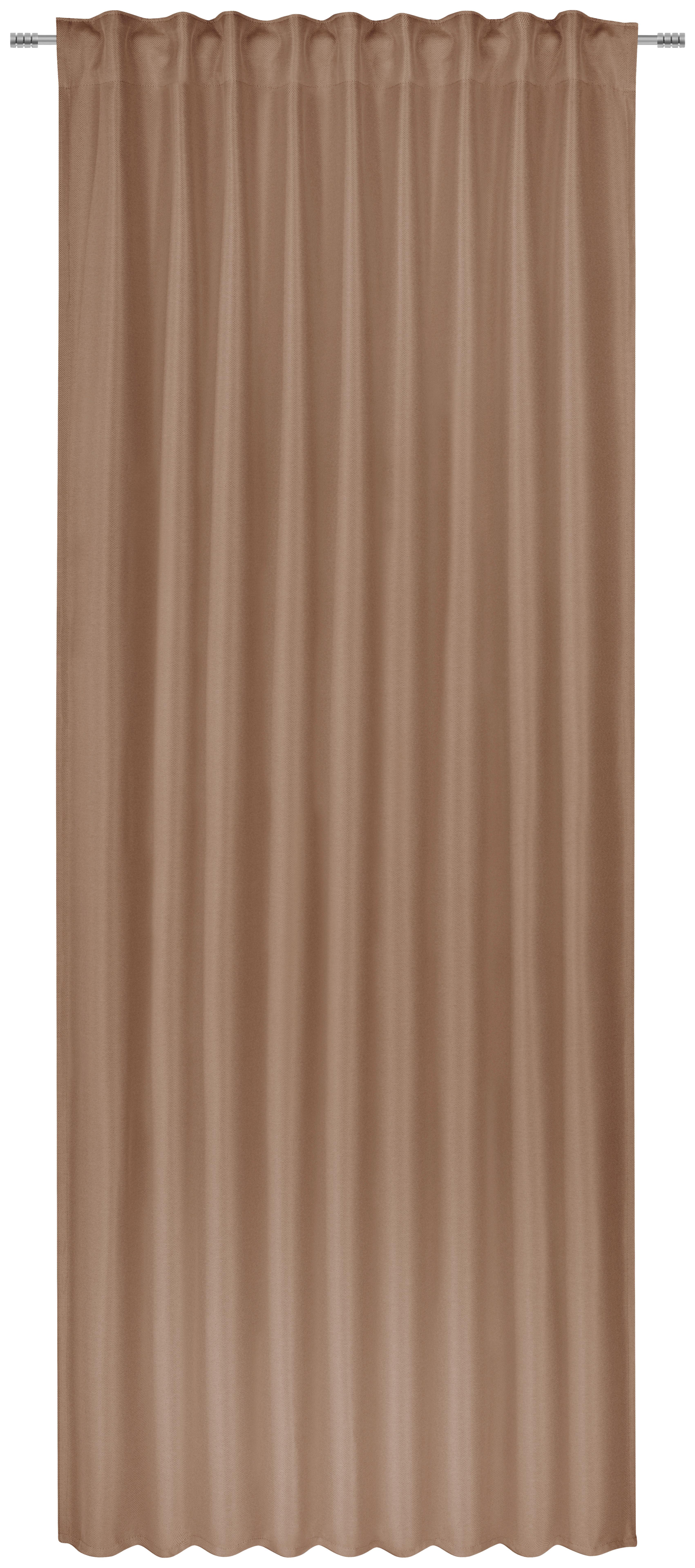 Verdunkelungsvorhang Roman in Beige ca. 135x255cm - Beige, Modern, Textil (135/255cm) - Premium Living