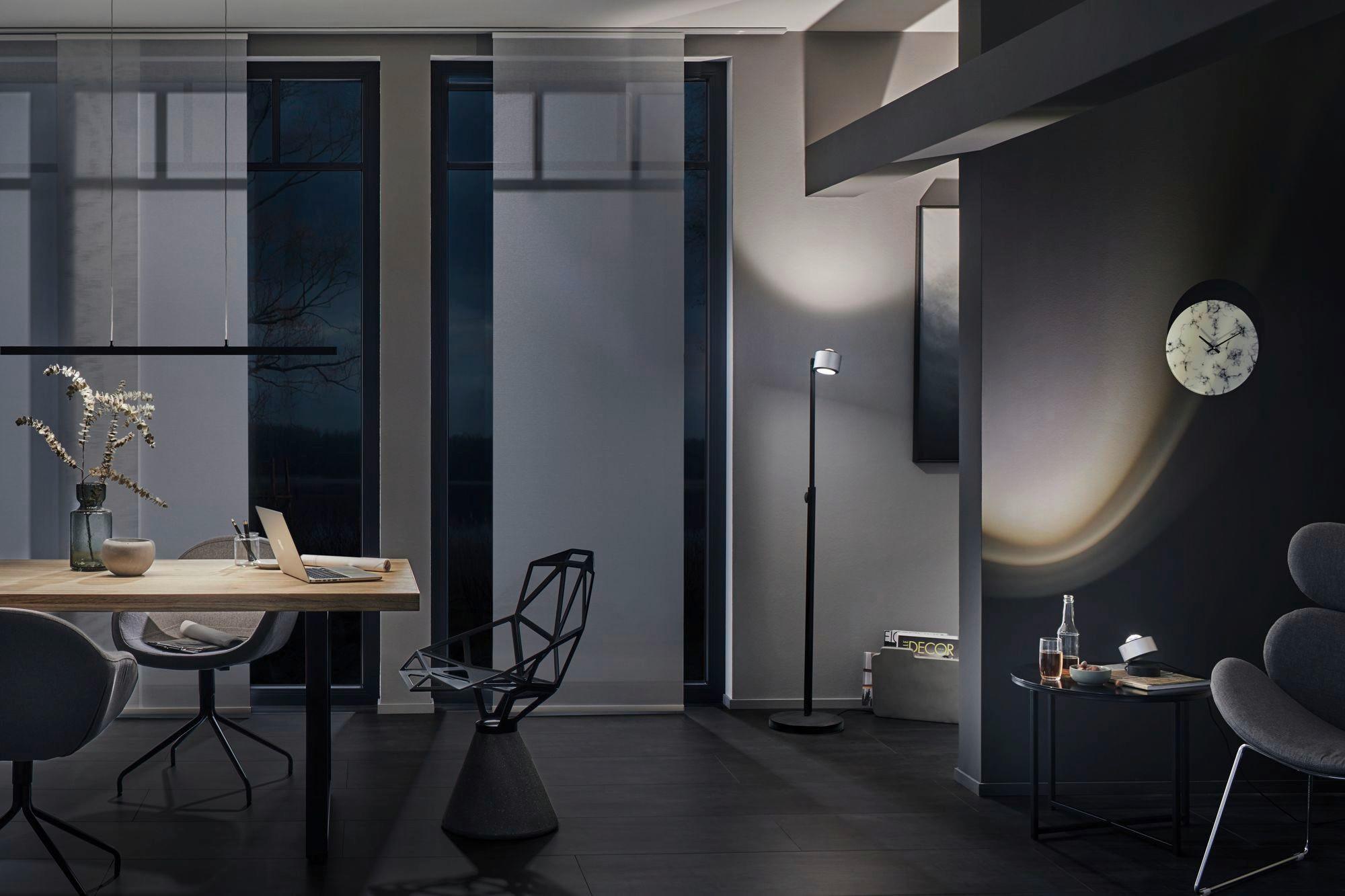 LED-Hängeleuchte Lento max. 42 Watt - Schwarz, Design, Kunststoff/Metall (100/150cm) - Paulmann