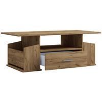COUCHTISCH JUNATA - Honigeiche/Grau, Design, Holzwerkstoff/Kunststoff (110/52/44cm) - MID.YOU