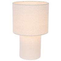Namizna Svetilka Stofli - bela/naravne barve, Moderno, kovina/umetna masa (28/44cm) - Mömax