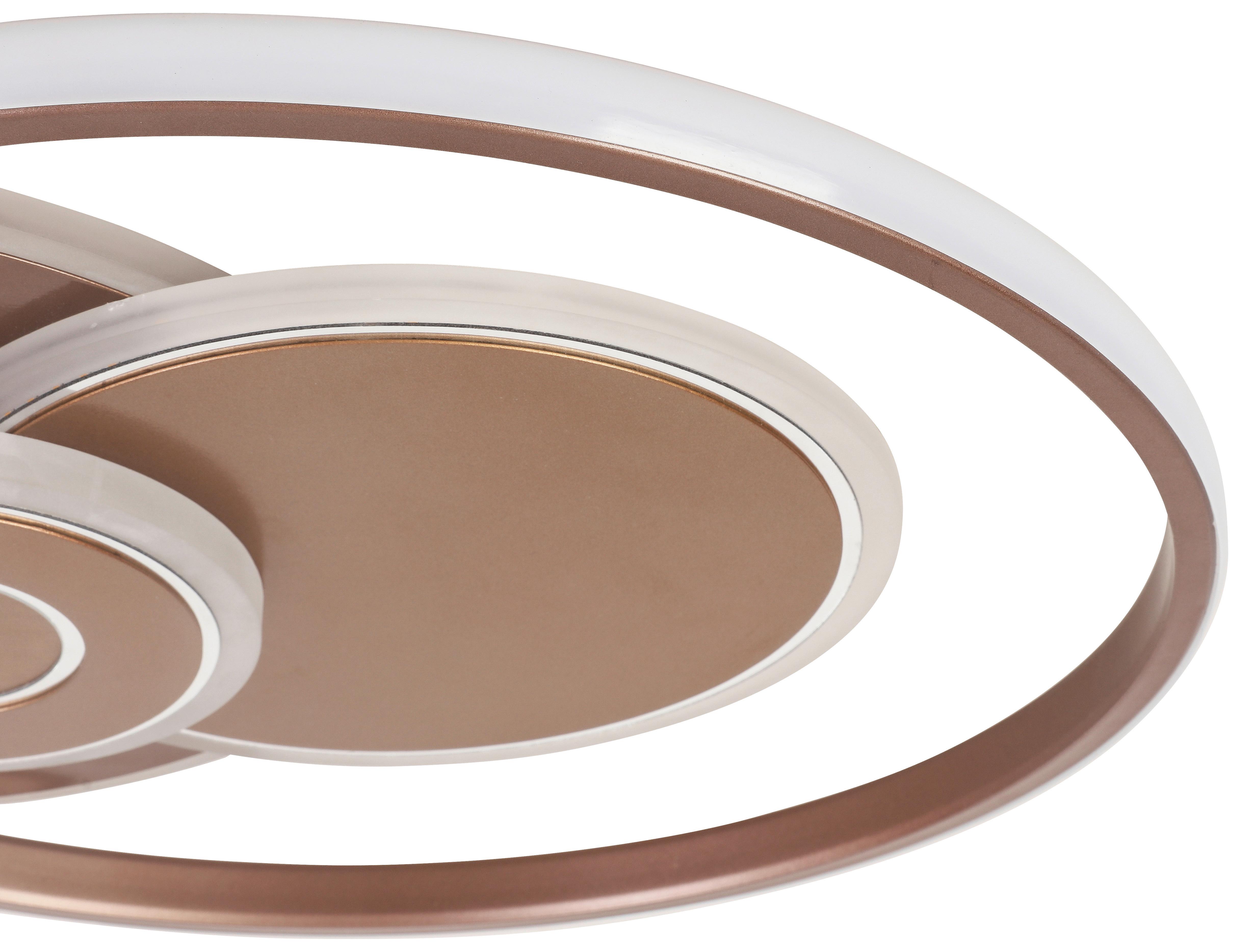 LED-TAKLAMPA MARLIN - cappuccino, Modern, metall/plast (50/42/5,5cm) - Mömax