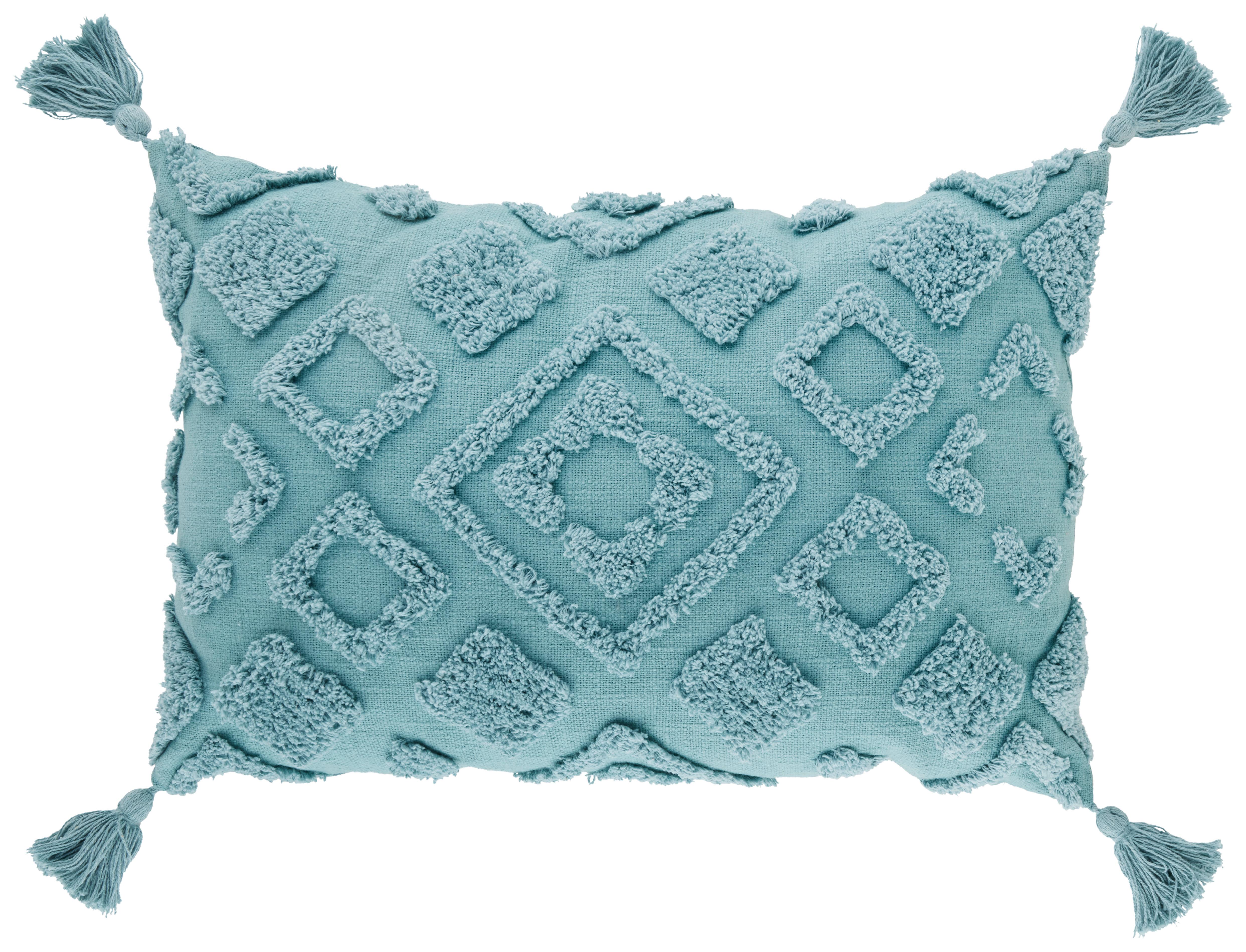 Díszpárna Ibiza 60/40 - kék, Modern, textil (40/60cm) - Premium Living