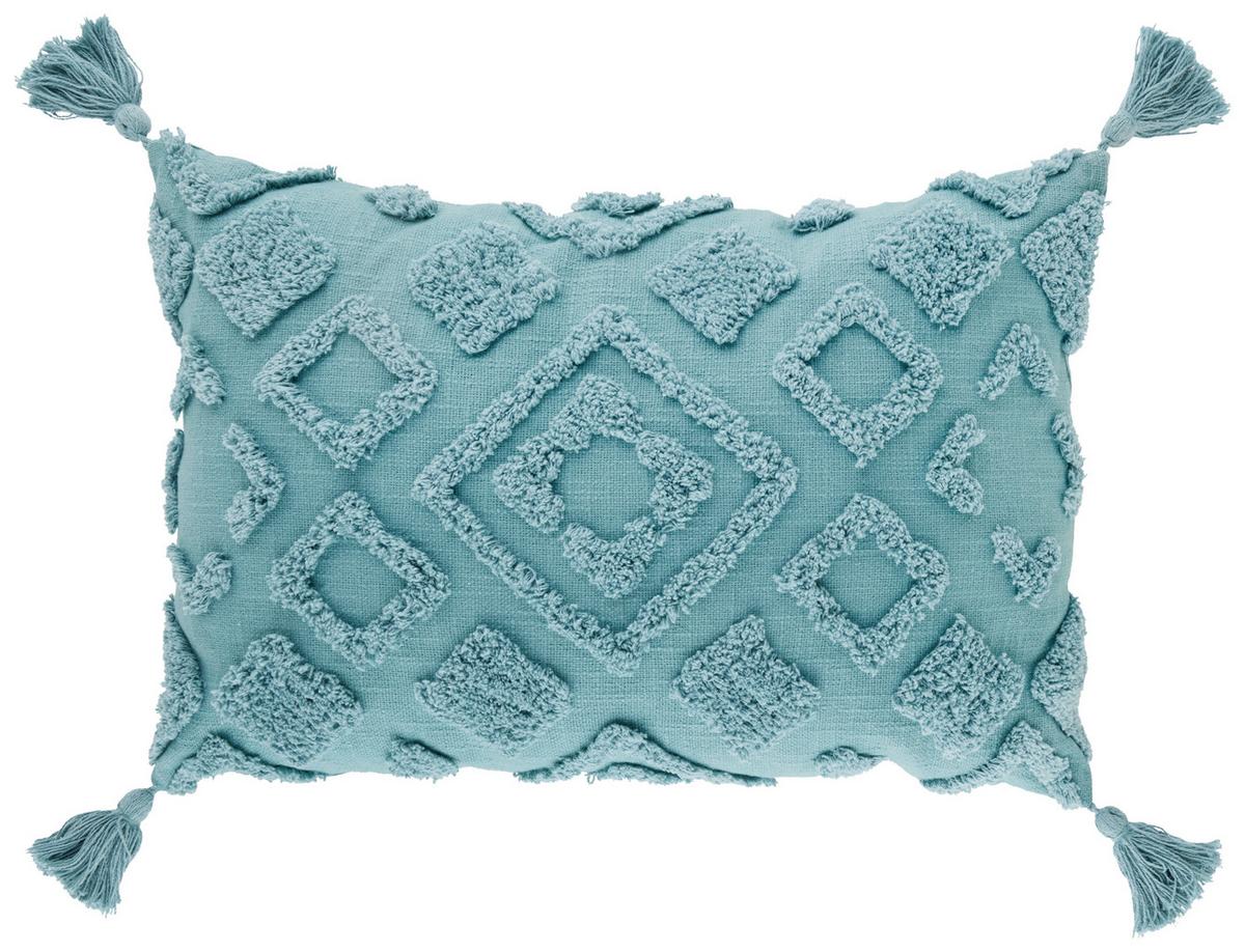 Díszpárna Ibiza 60/40 - kék, Modern, textil (40/60cm) - Premium Living