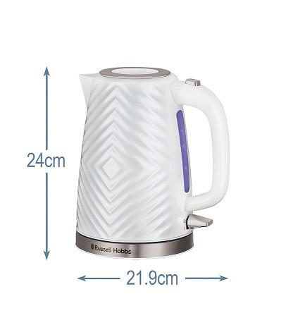 Vízforraló Russell Hobbs - fehér, műanyag - Russell Hobbs