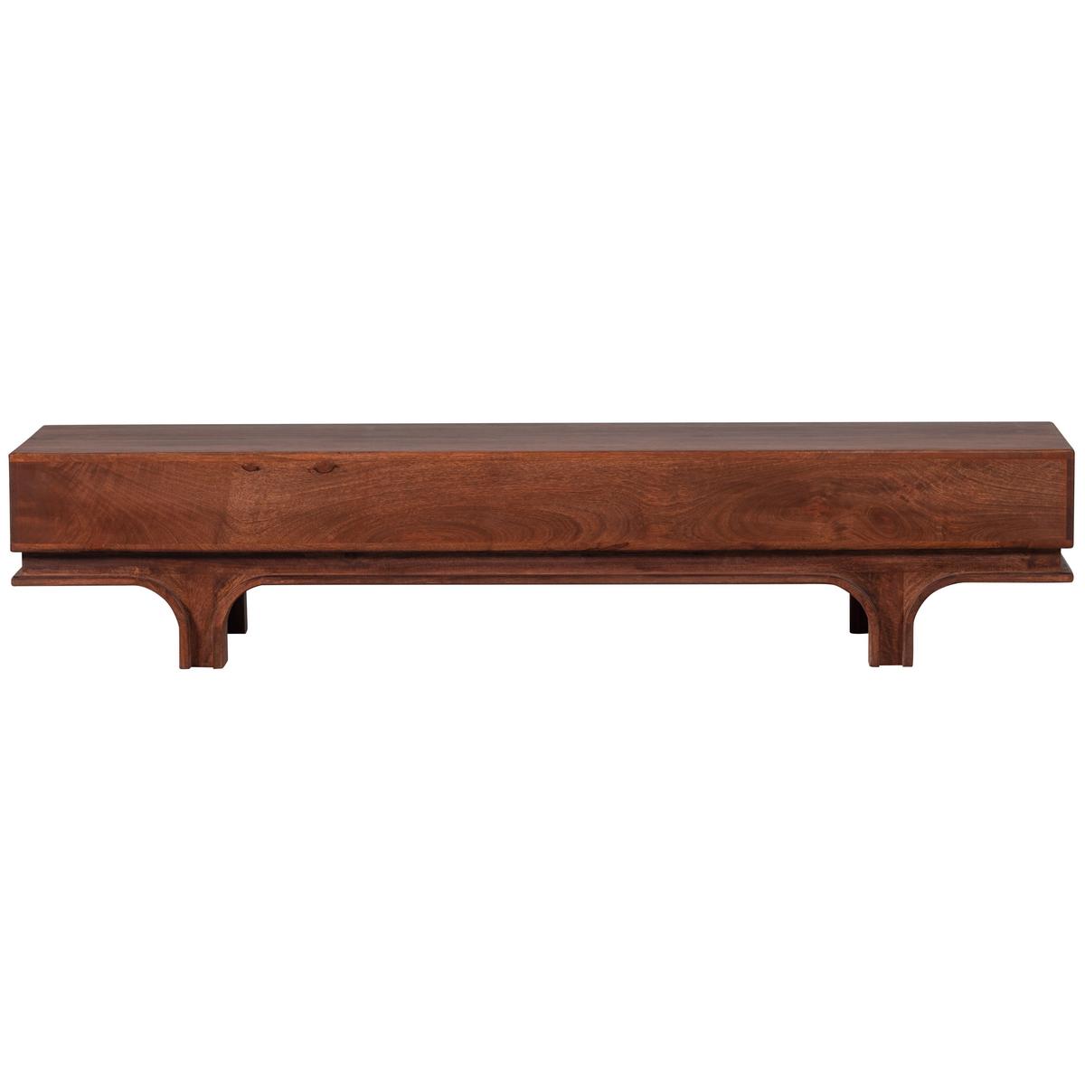 Lowboard Staes Walnussfarben B: 180cm - Walnussfarben, Design, Holz (180/37/45cm) - Livetastic