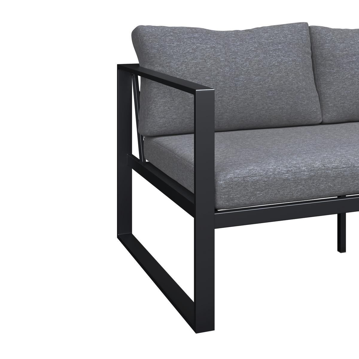 Set grădină Aurelia - antracit, Modern, sticlă/metal - Mömax