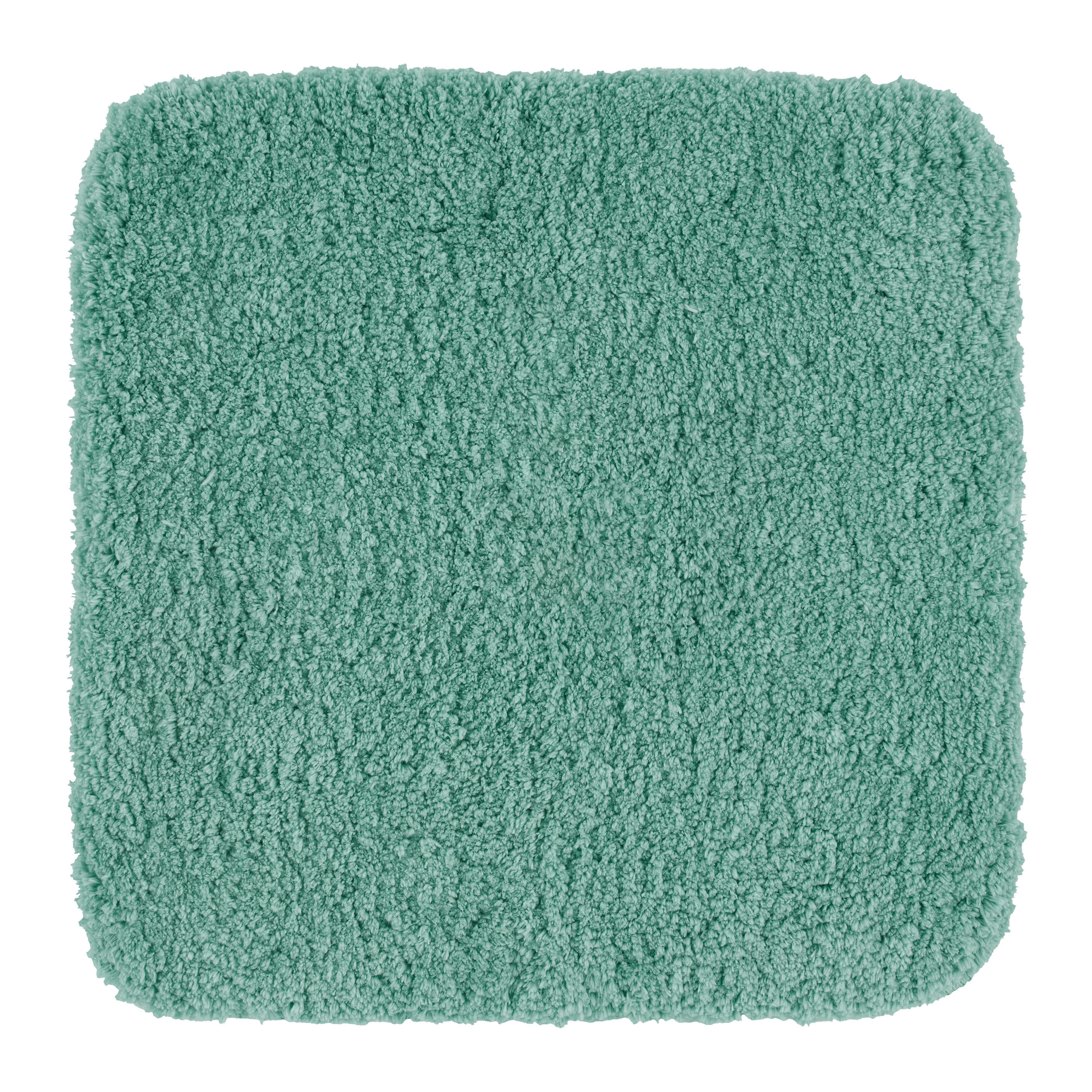 WC-Vorleger Chris Jadegrün ca. 50x50cm - Jadegrün, Textil (50/50cm) - Premium Living